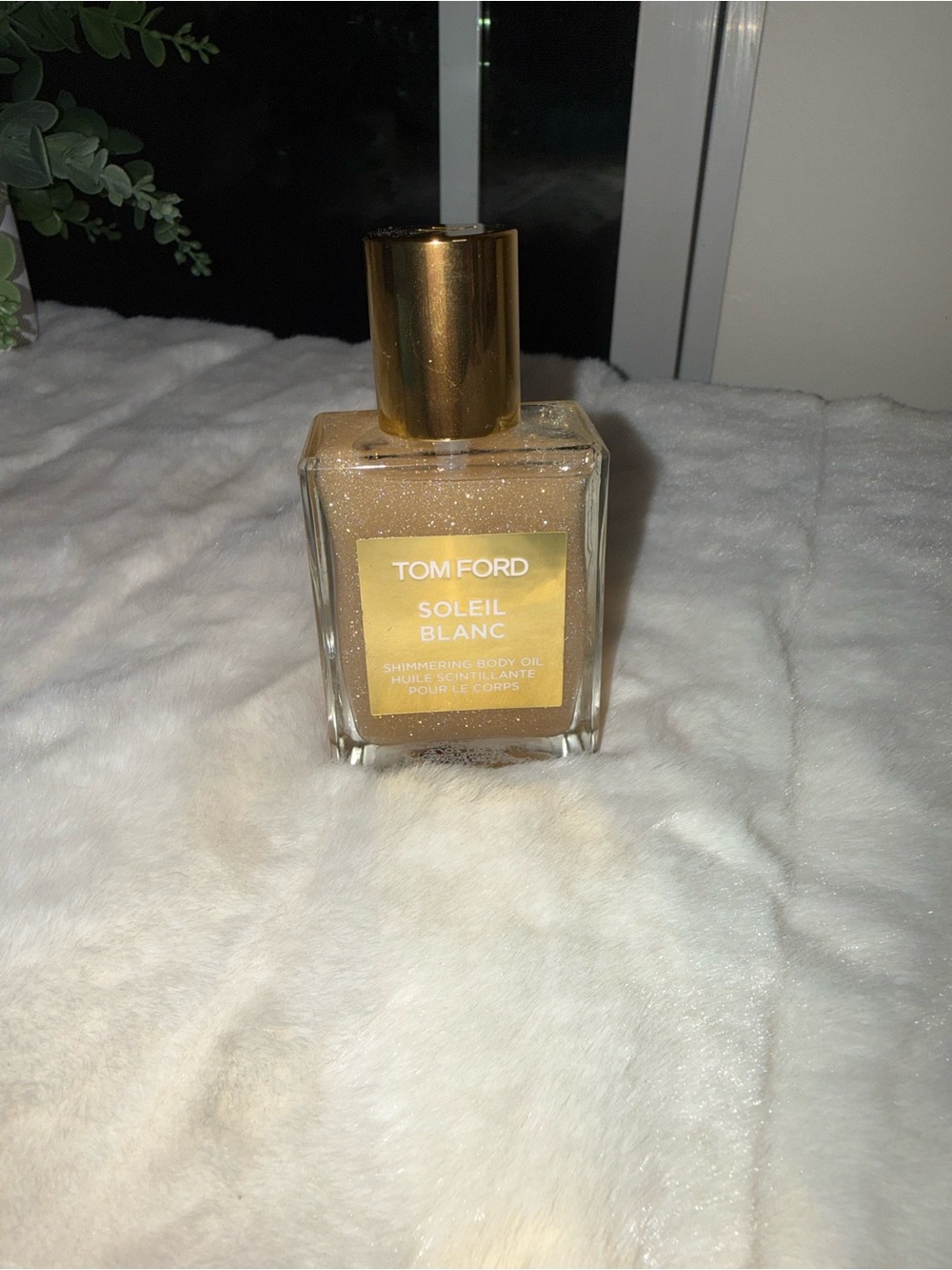 NEW - Tom Ford Soleil Blanc Shimmering Body Oil — Sparkling Gold. - Size 45 ml